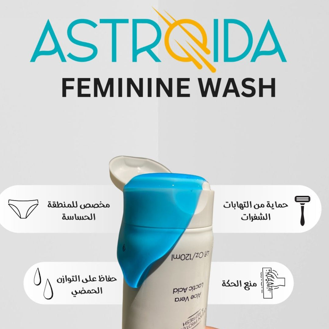 Astroida Feminine Wash Gel (Shaving Gel) + Ultimate Razors - Astroida